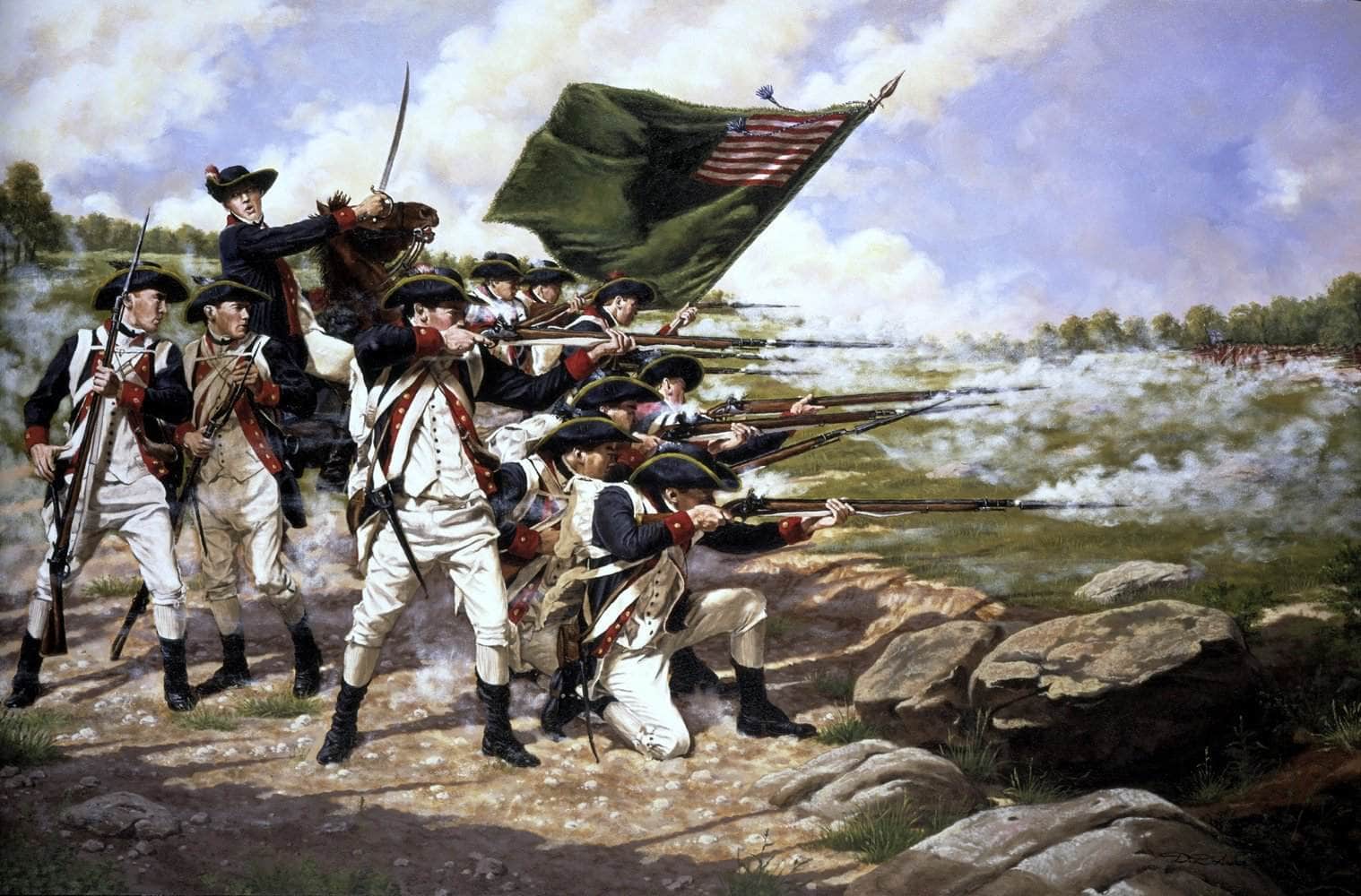 The Battle Of Long Island Painting Domenick D'andrea Canvas Art - Image 5