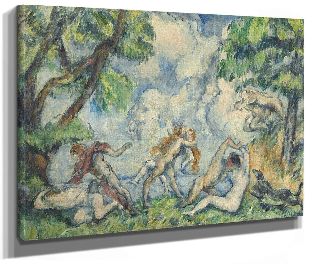 The Battle Of Love By Paul Cezanne
