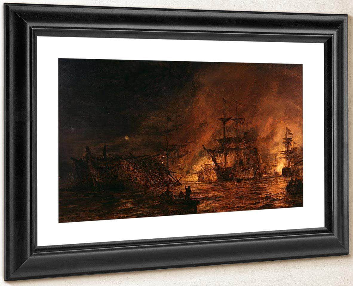 The Battle Of The Nile By William Lionel Wyllie - Image 4