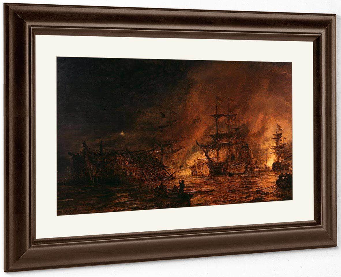 The Battle Of The Nile By William Lionel Wyllie - Image 5