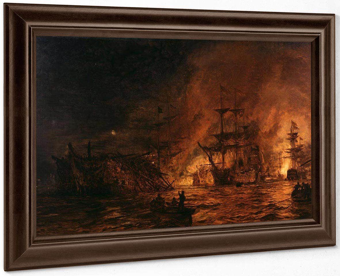 The Battle Of The Nile By William Lionel Wyllie - Image 6