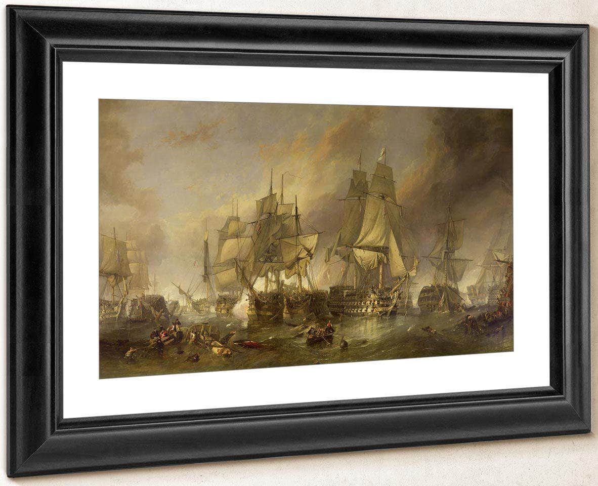 The Battle Of Trafalgar By William Clarkson Stanfield - Image 4