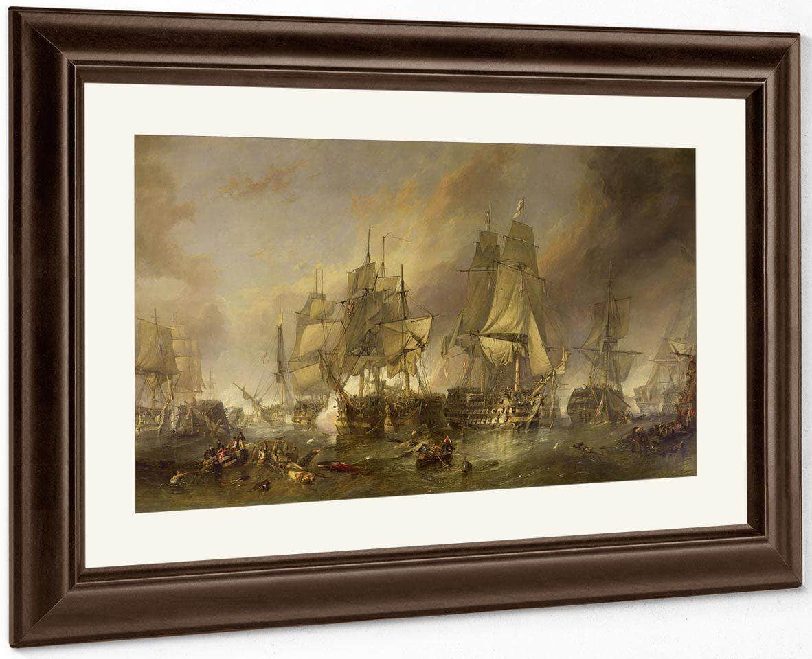 The Battle Of Trafalgar By William Clarkson Stanfield - Image 5