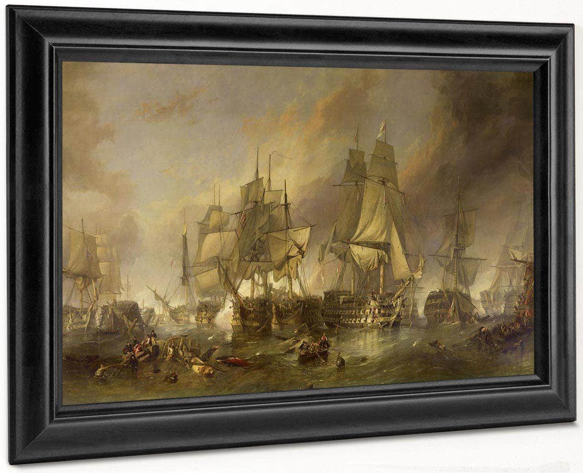 The Battle Of Trafalgar By William Clarkson Stanfield - Image 8