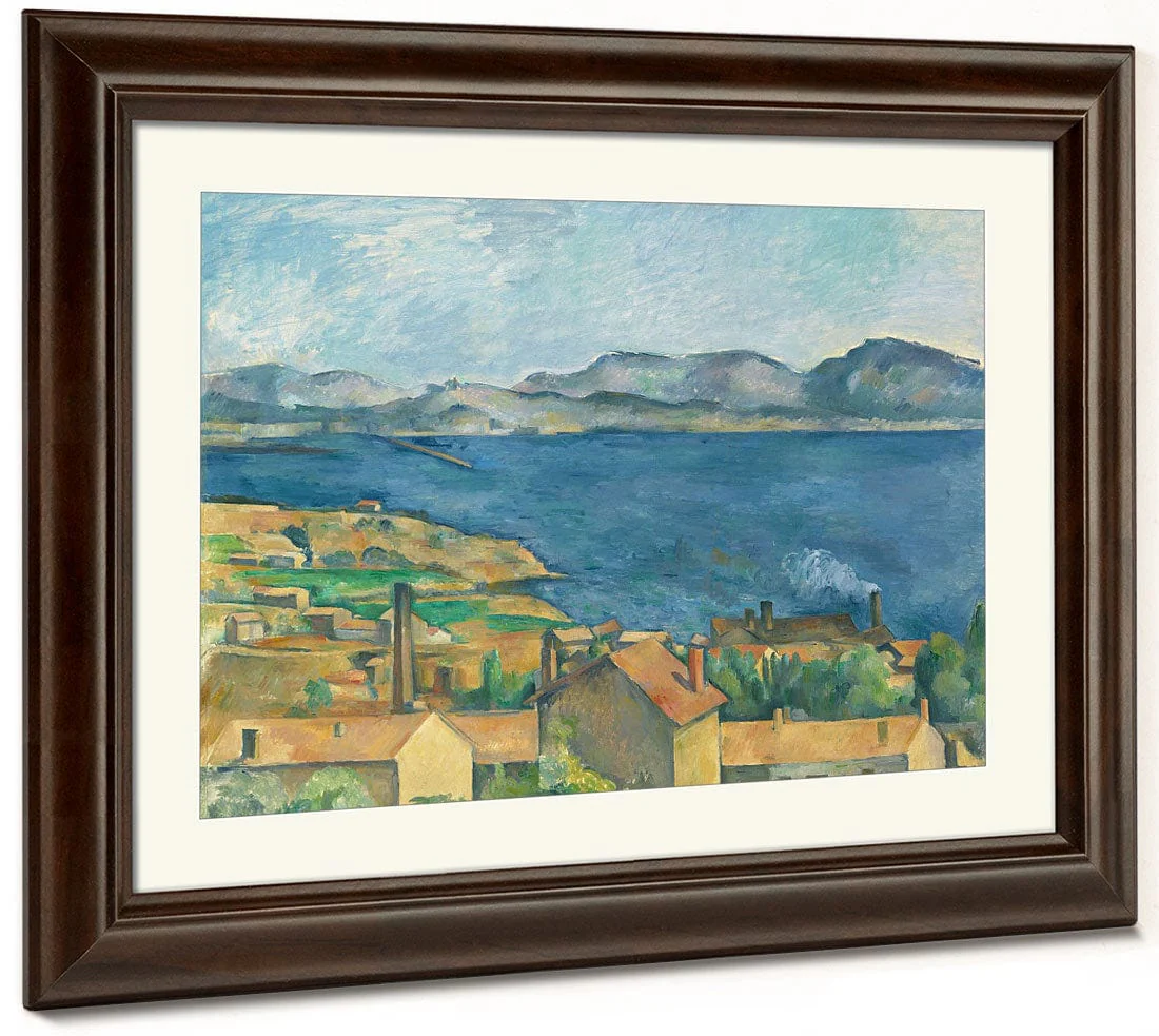 The Bay Of Marseilles, Seen From L'estaque By Paul Cezanne - Image 3