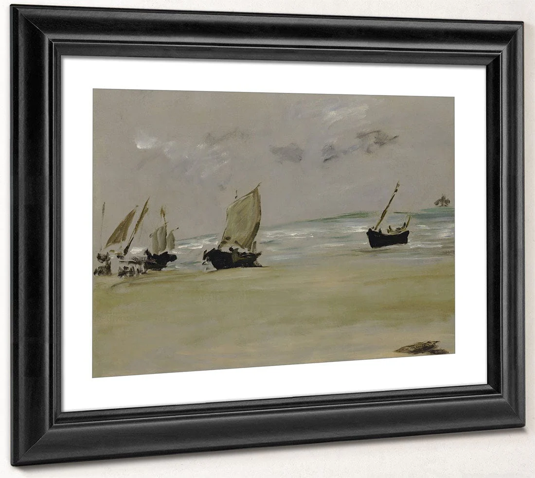 The Beach At Berck By Edouard Manet - Image 4