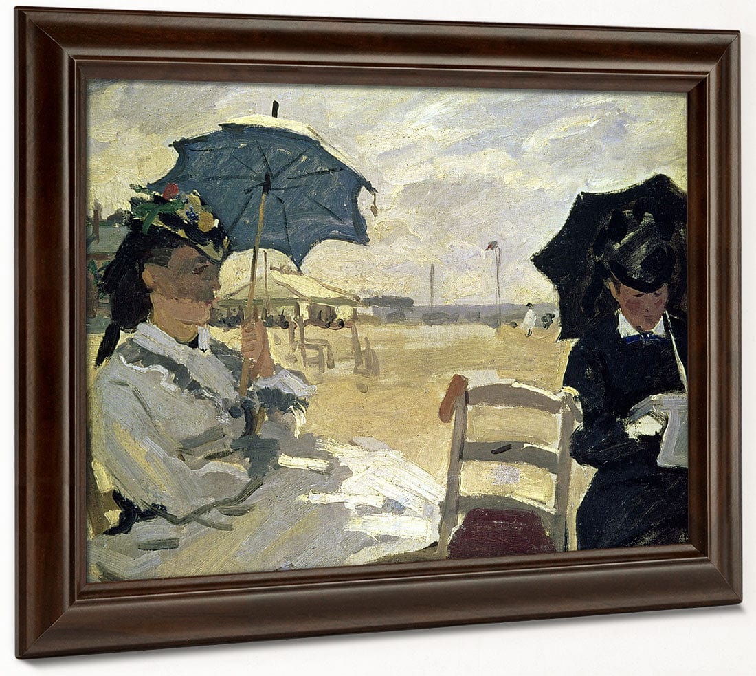 The Beach At Trouville By Claude Monet - Image 6