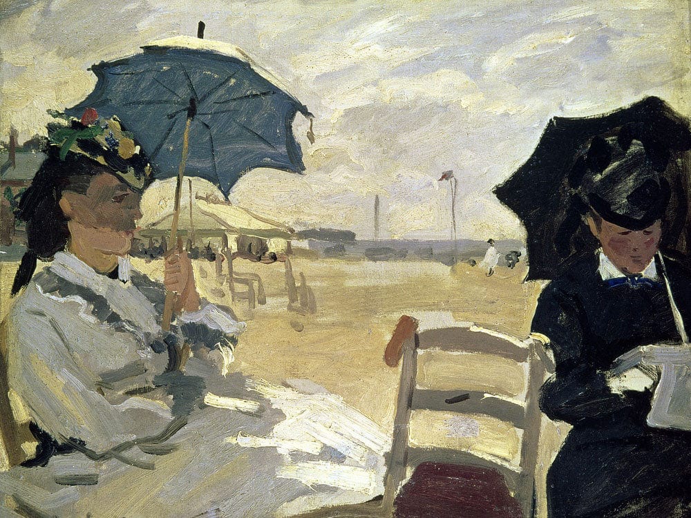 The Beach At Trouville By Claude Monet - Image 7