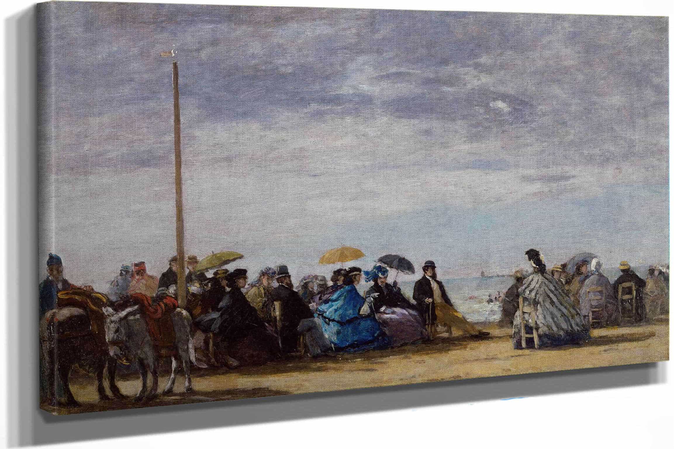 The Beach by Eugene Boudin