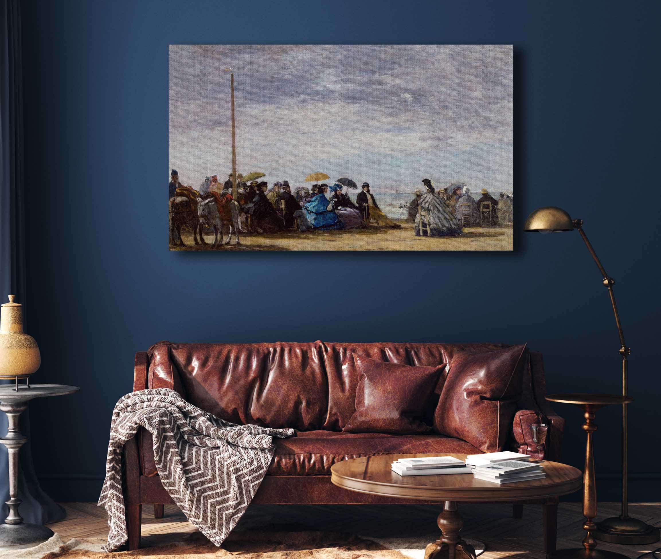 The Beach by Eugene Boudin - Image 4