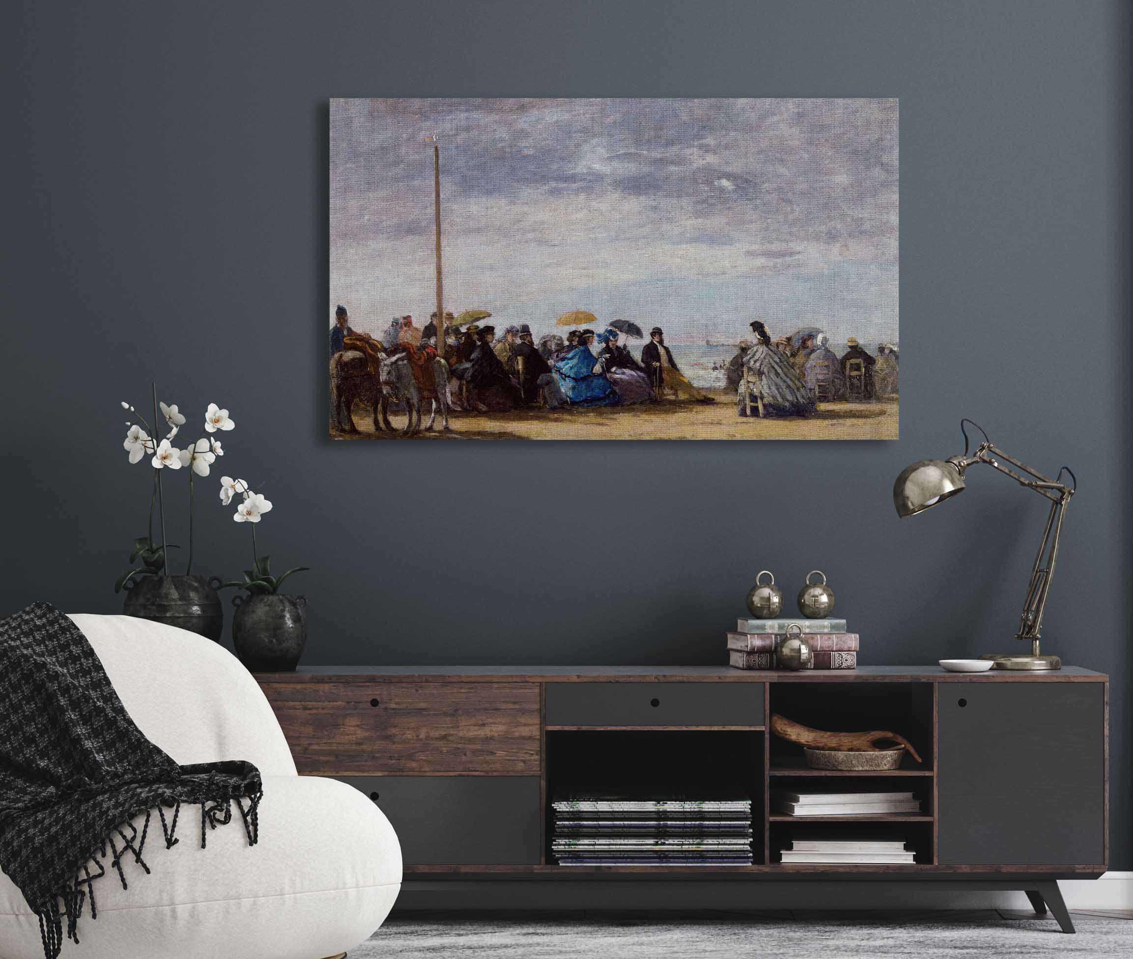 The Beach by Eugene Boudin - Image 5