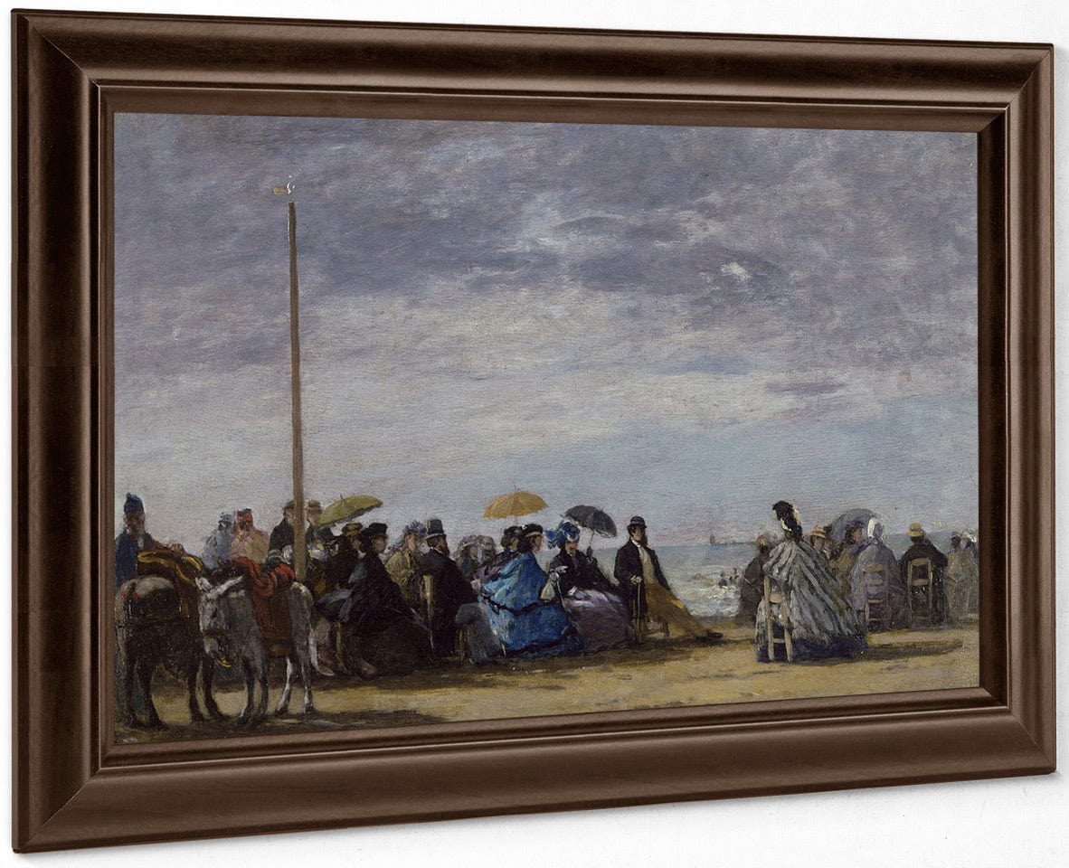 The Beach By Eugene Boudin - Image 6