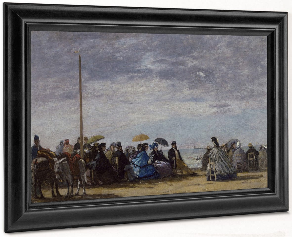 The Beach By Eugene Boudin - Image 8