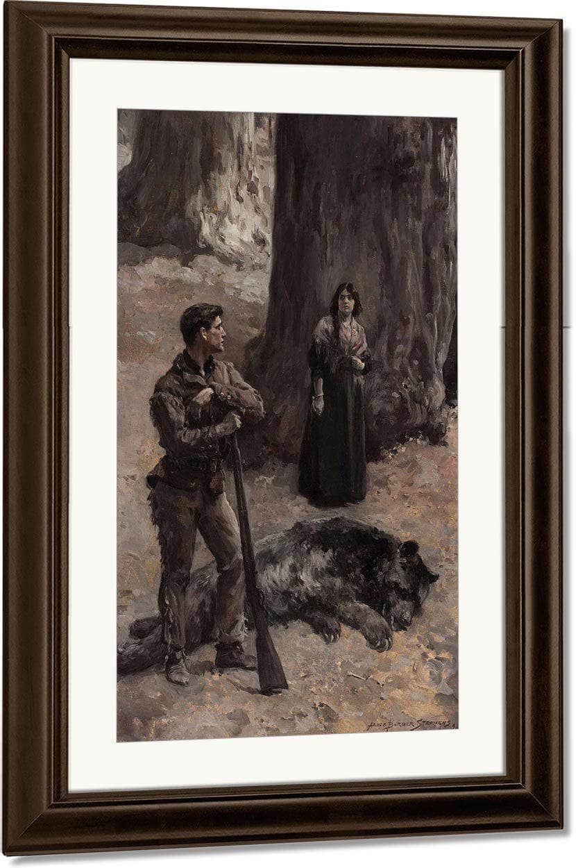 The Bear Hunter 1896 By Alice Barber Stephens - Image 4