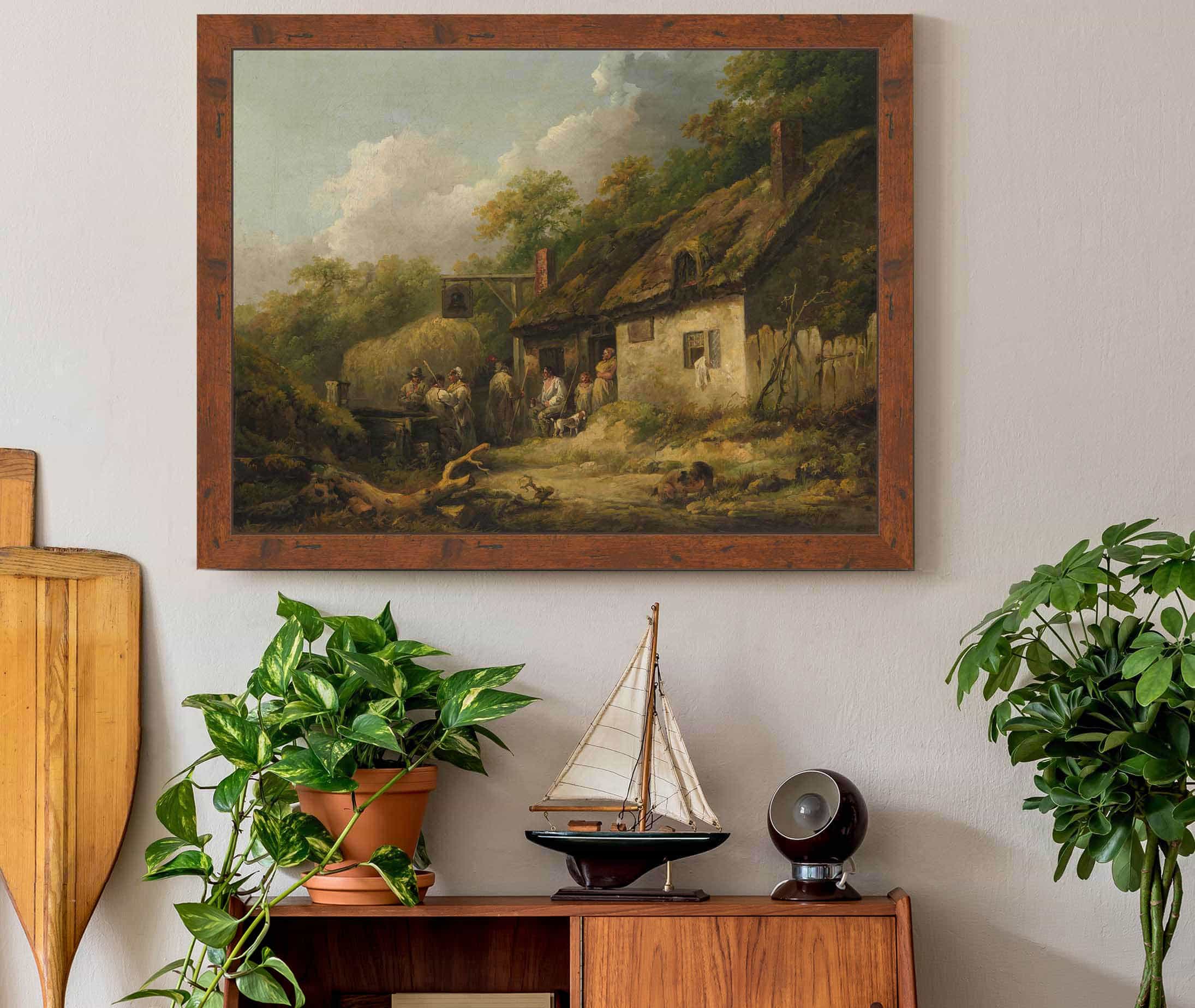 The Bell Inn Late S by George Morland - Image 3
