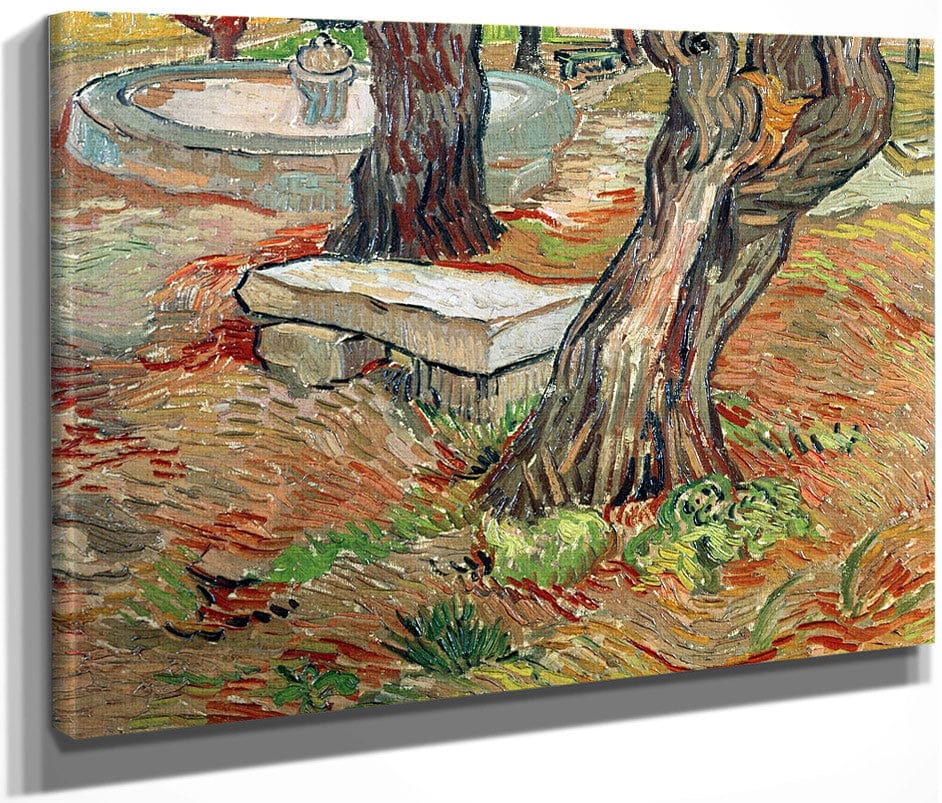 The Bench At Saint Remy By Vincent Van Gogh