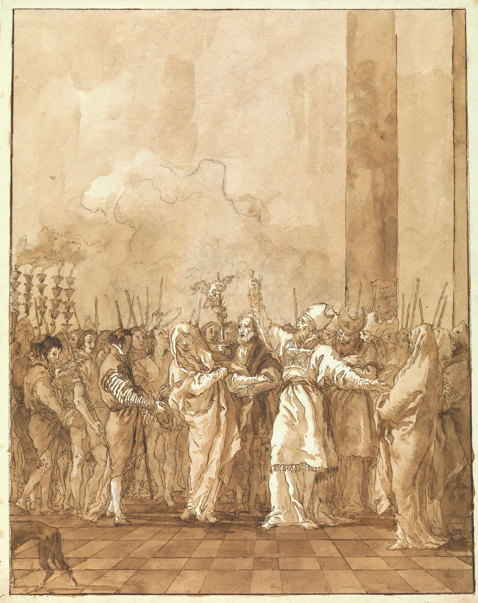 The Betrothal Of The Virgin by Giovanni Domenico Tiepolo
