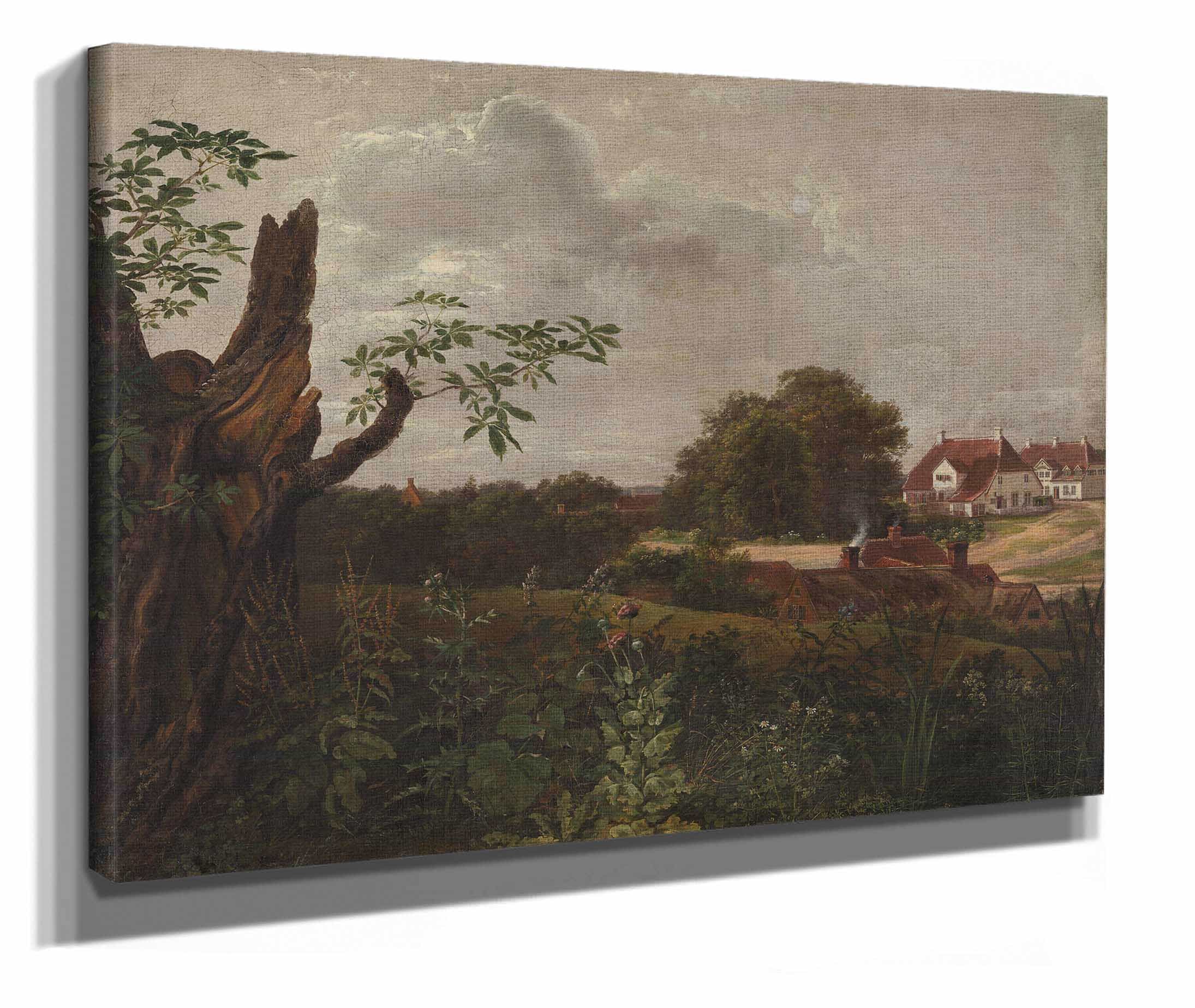The Big Inn At Fredensborg by Johan Christian Dahl - Image 2