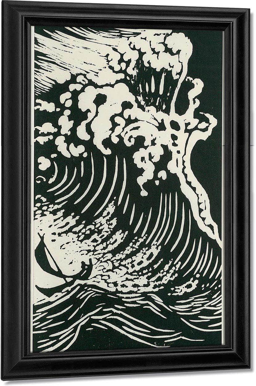 The Big Wave By Nicolai Astrup