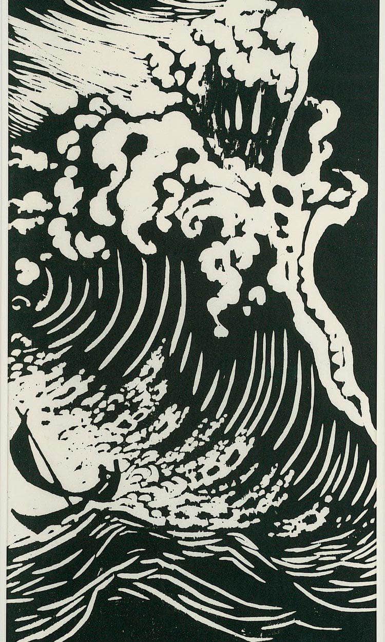 The Big Wave By Nicolai Astrup - Image 6