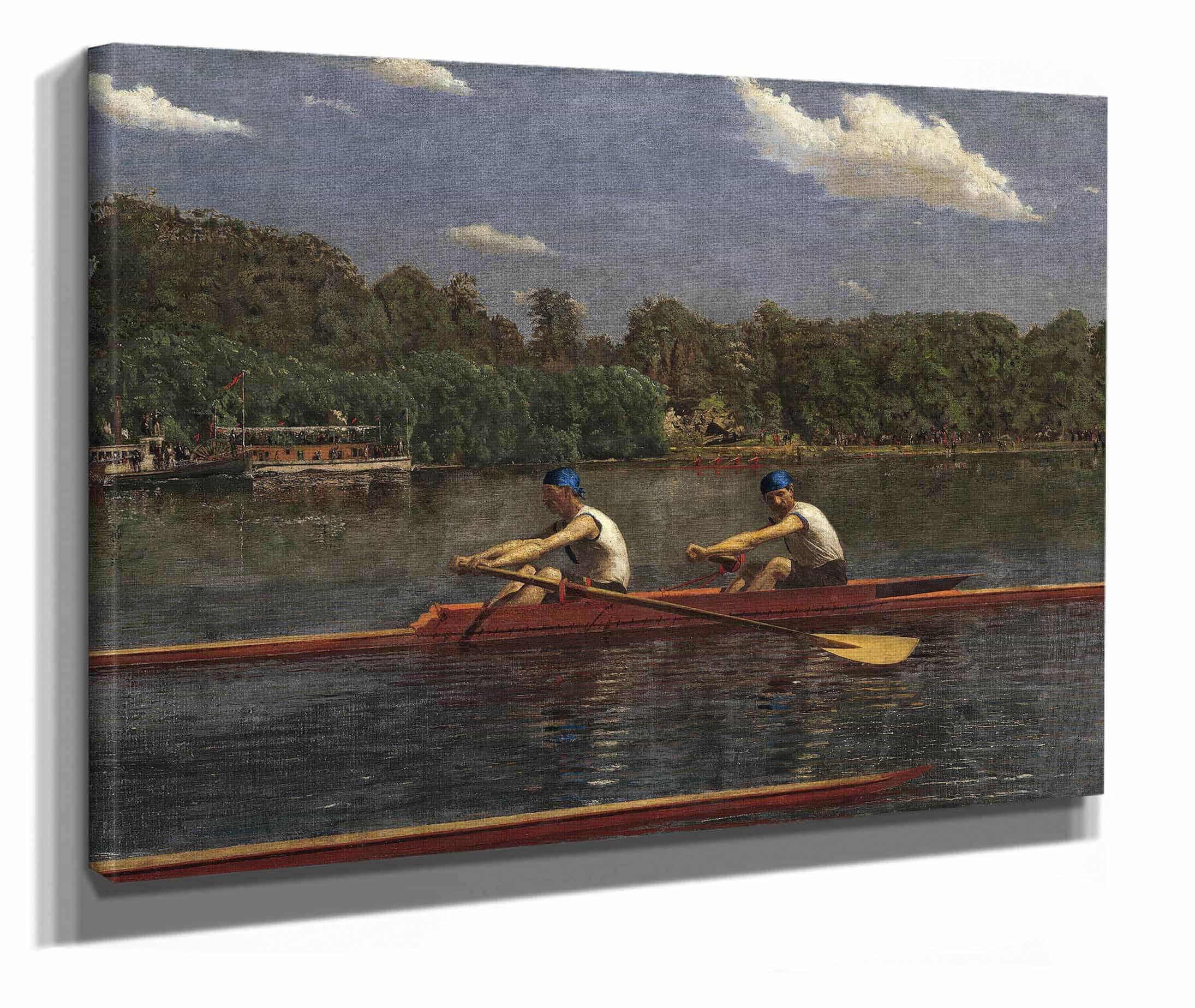 The Biglin Brothers Racing by Thomas Eakins - Image 2