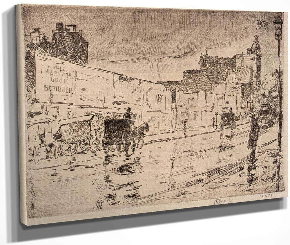 The Billboards, New York By Childe Hassam