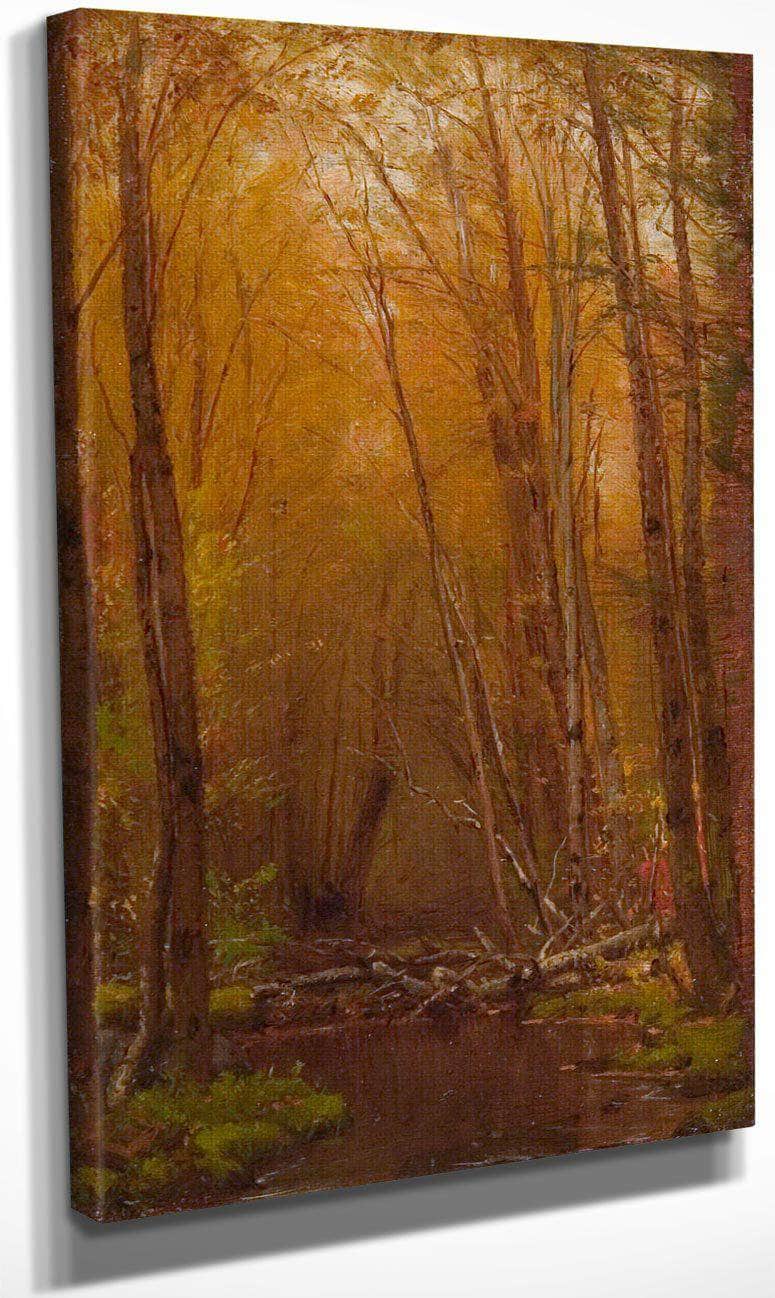 The Birches Of The Catskills By Worthington Whittredge