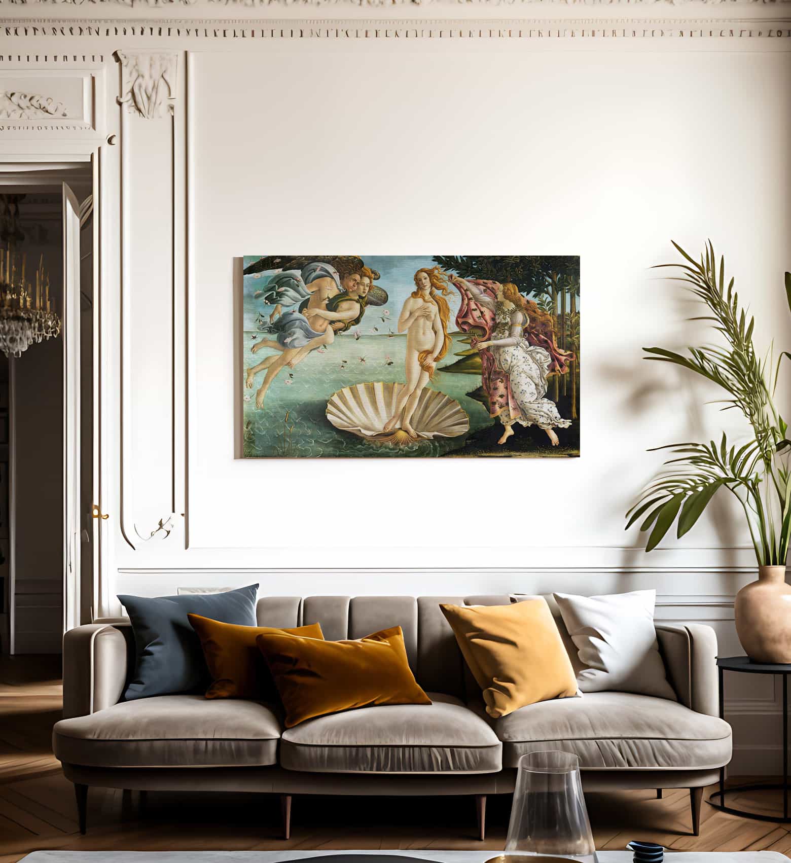 The Birth Of Venus 1485 By Sandro Botticelli - Image 3
