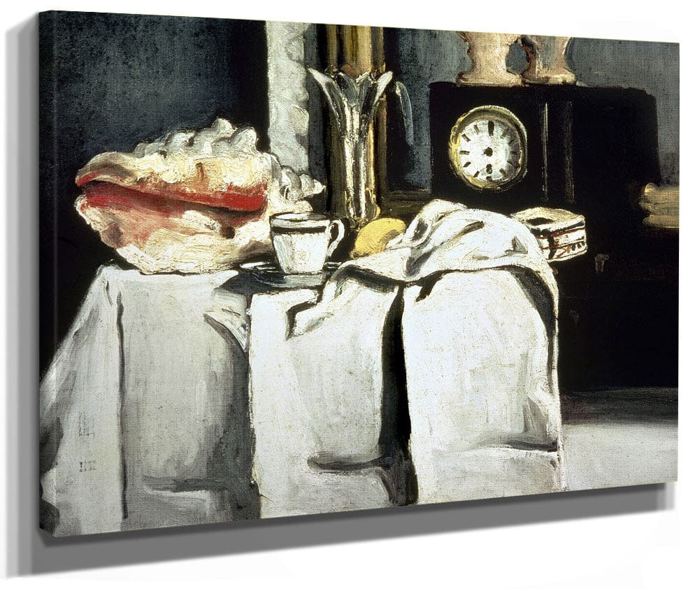 The Black Marble Clock By Paul Cezanne