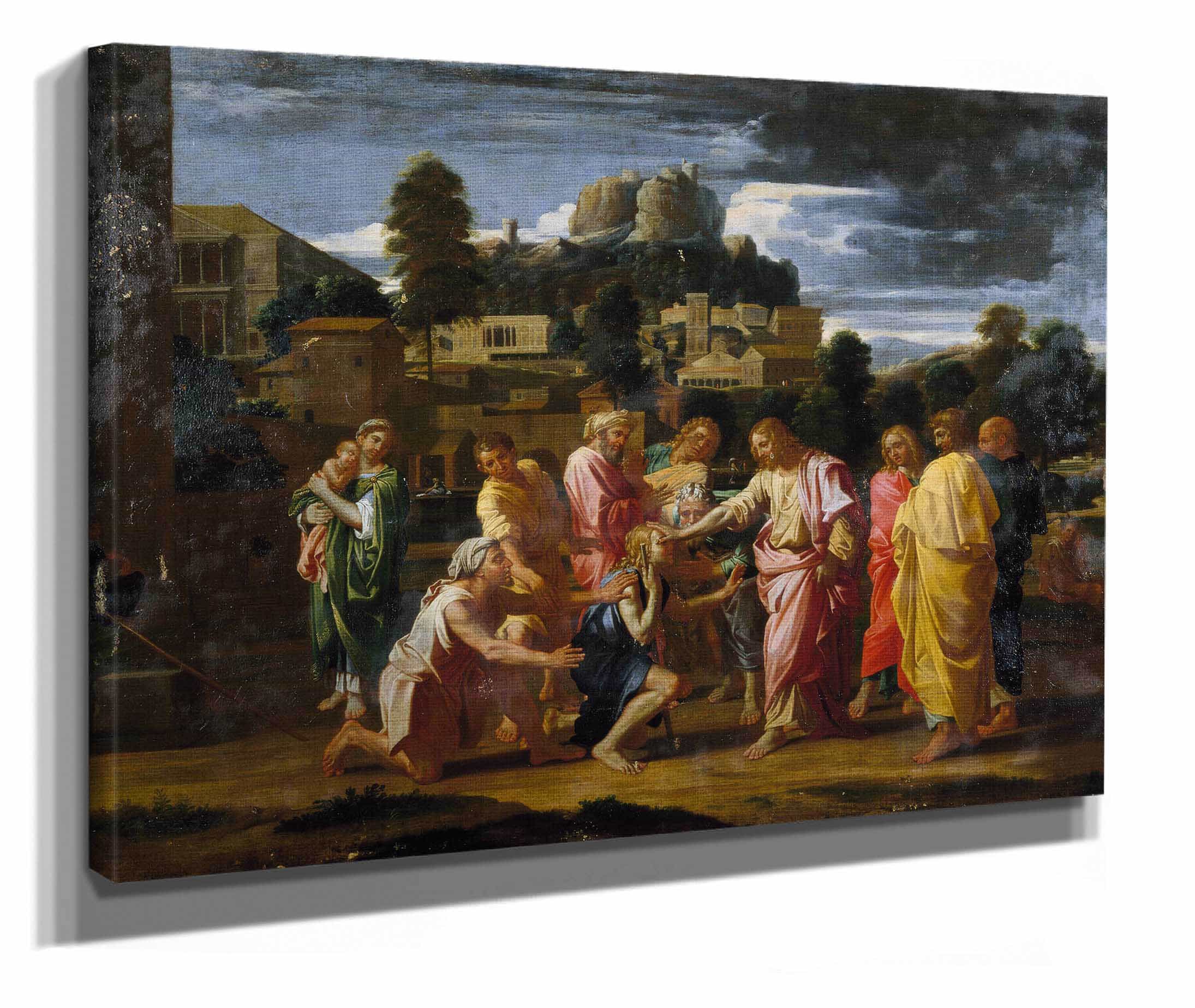 The Blind Men Of Jericho by Nicolas Poussin - Image 2