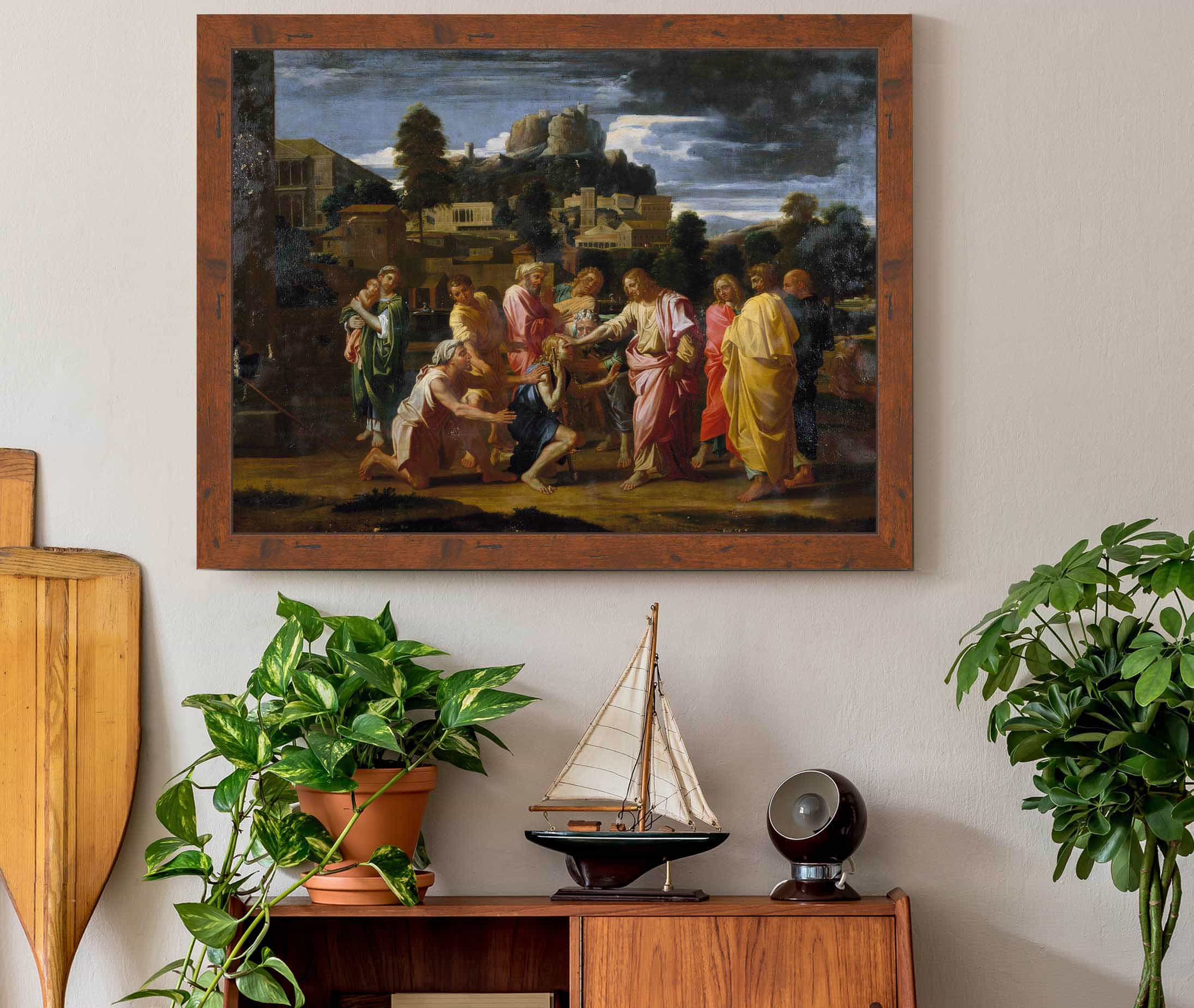 The Blind Men Of Jericho by Nicolas Poussin - Image 3