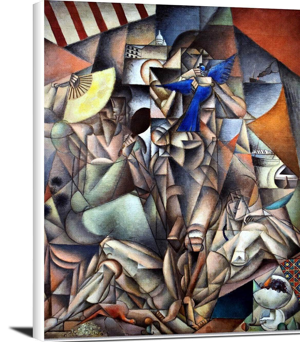 The Blue Bird Painting Jean Metzinger Canvas Art