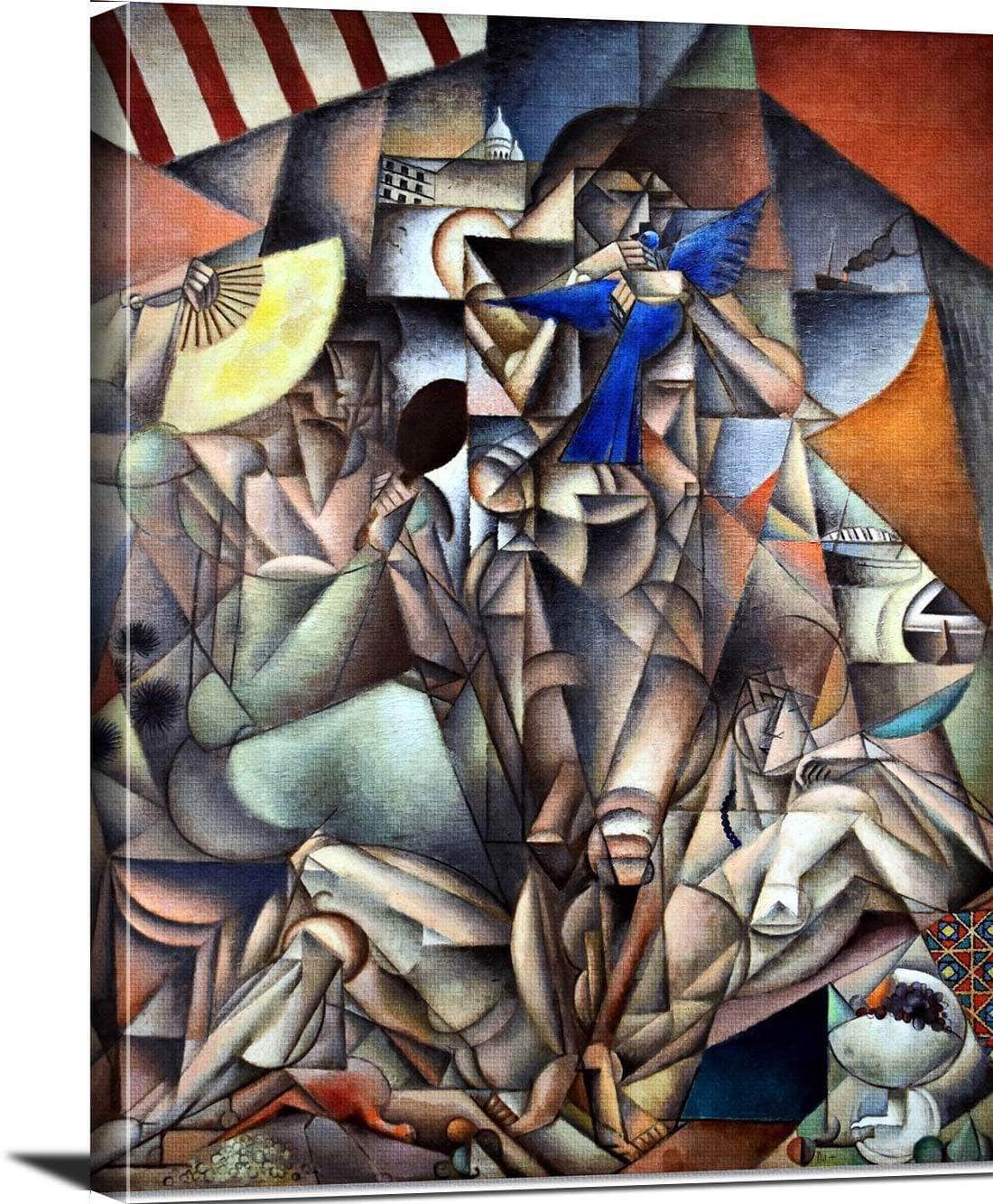 The Blue Bird Painting Jean Metzinger Canvas Art - Image 3