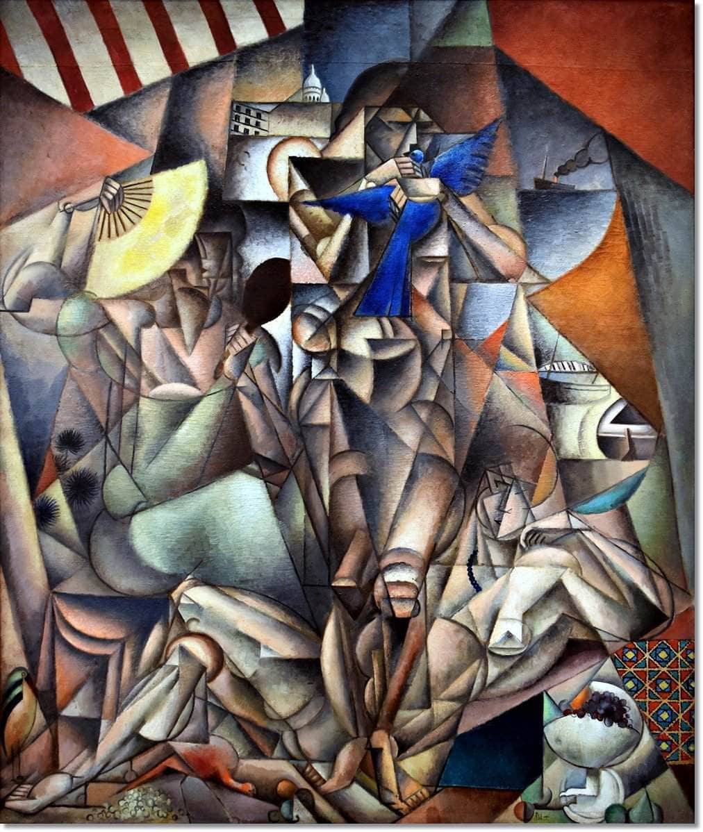 The Blue Bird Painting Jean Metzinger Canvas Art - Image 5