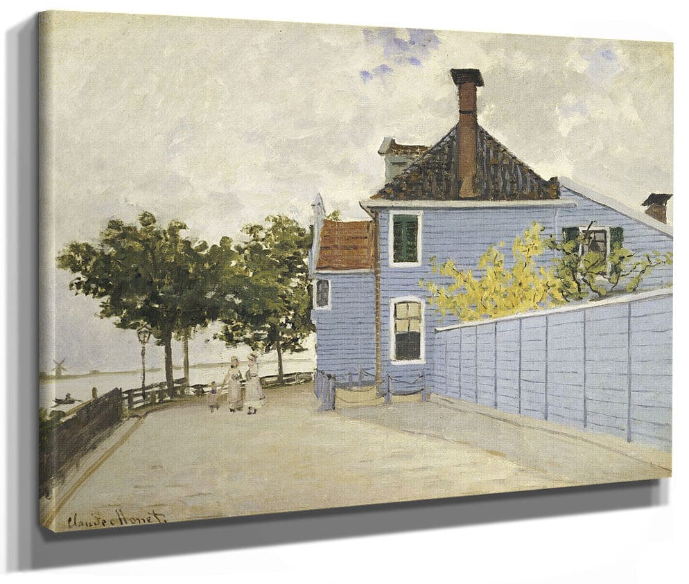 The Blue House, Zaandam By Claude Monet