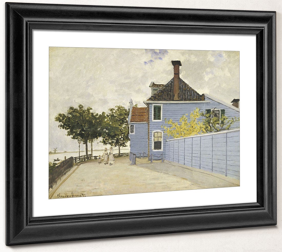 The Blue House, Zaandam By Claude Monet - Image 2