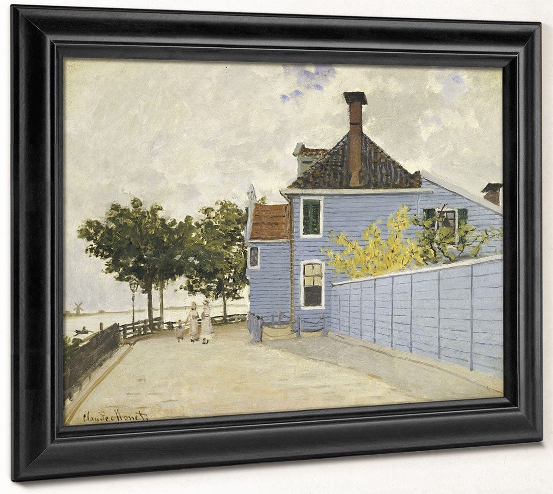 The Blue House, Zaandam By Claude Monet - Image 6