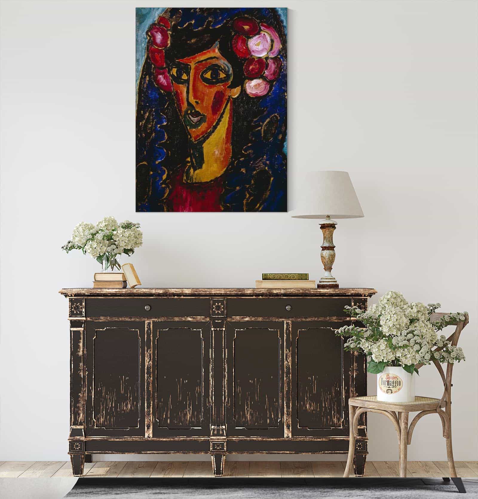 The Blue Mantilla by Alexej Von Jawlensky - Image 4