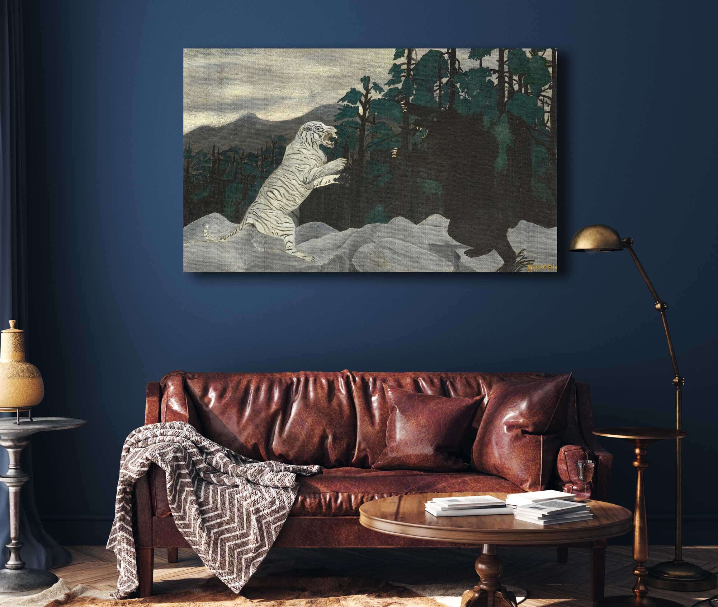 The Blue Tiger by Horace Pippin - Image 4