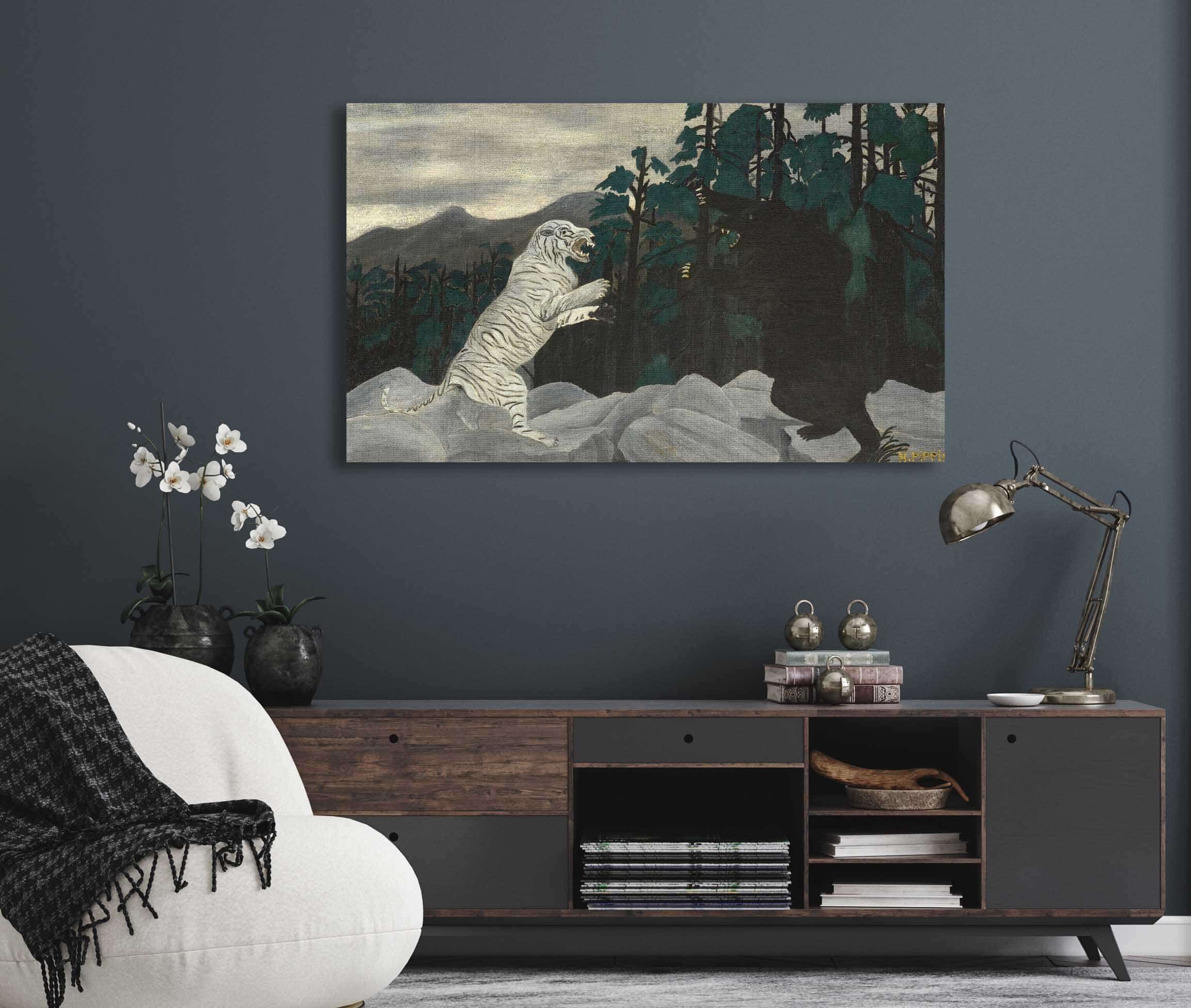 The Blue Tiger by Horace Pippin - Image 5