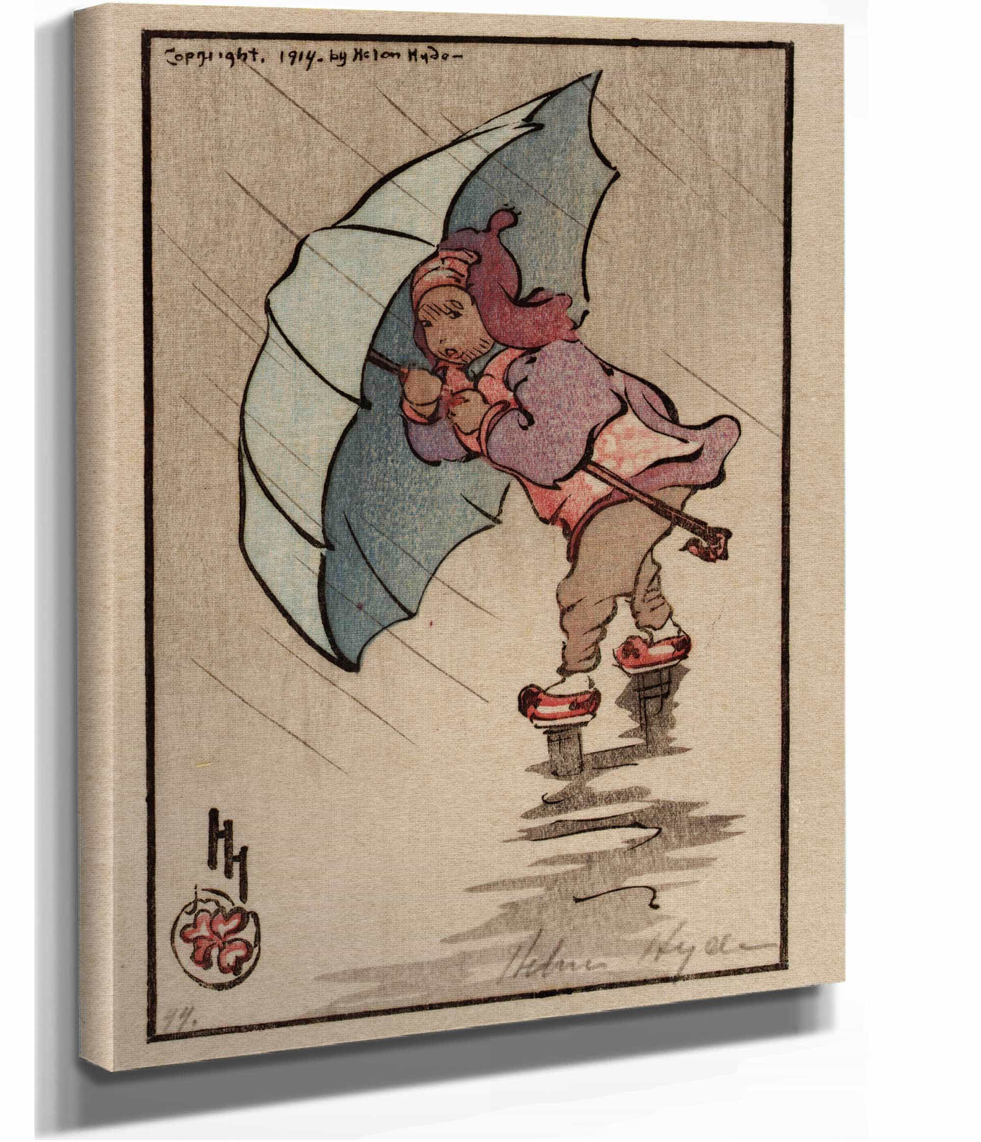 The Blue Umbrella by Helen Hyde - Image 2