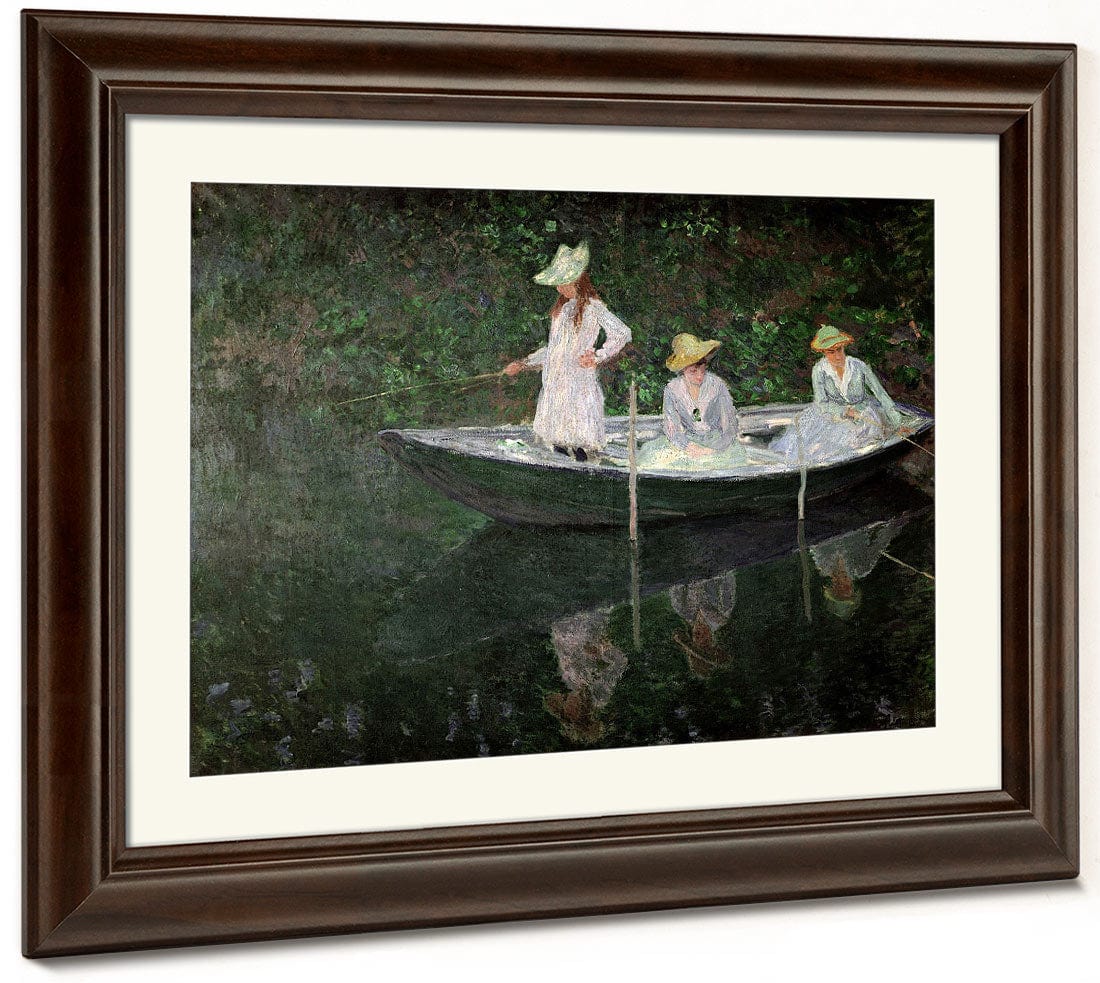 The Boat At Giverny By Claude Monet - Image 5