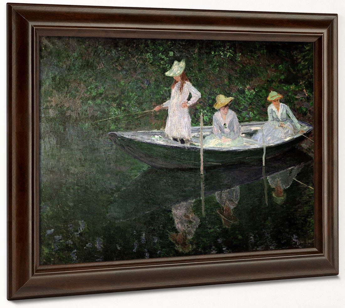 The Boat At Giverny By Claude Monet - Image 6