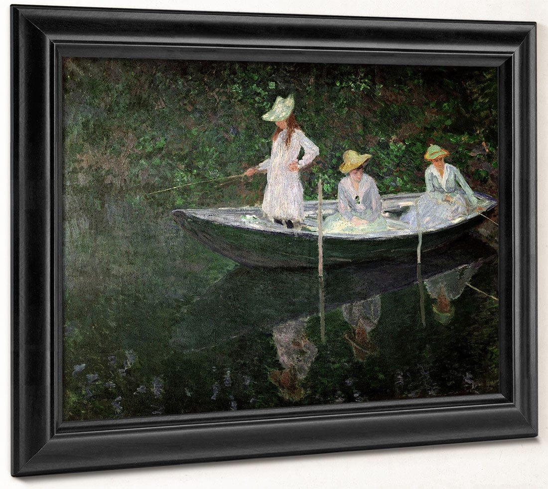 The Boat At Giverny By Claude Monet - Image 8