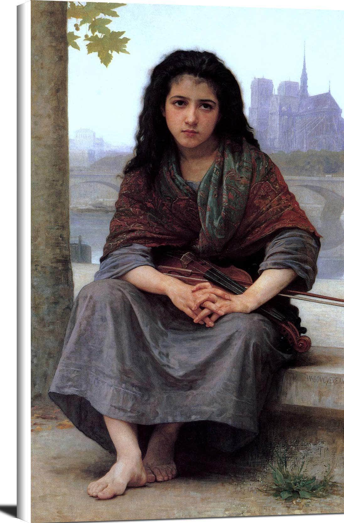 The Bohemian Painting William Adolphe Bouguereau Canvas Art