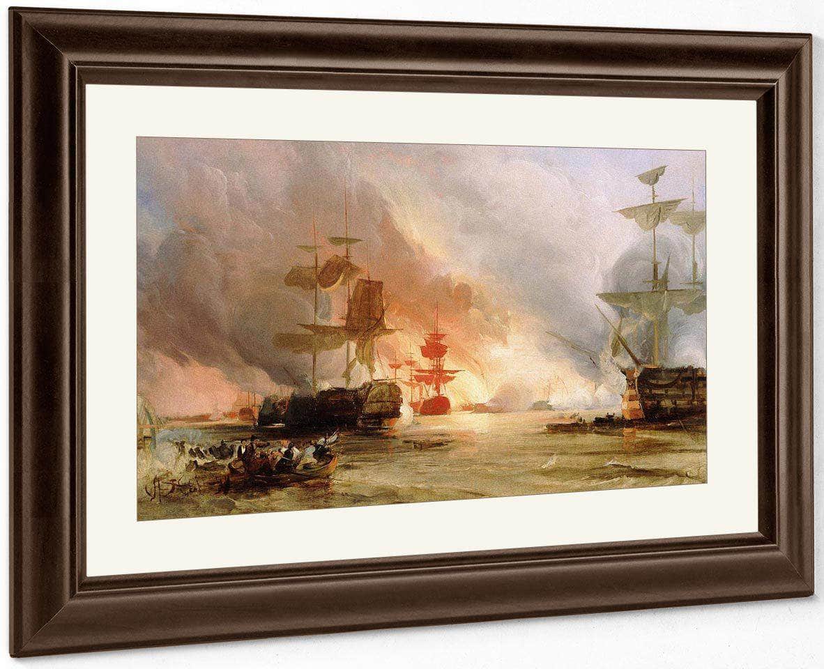 The Bombardment Of Algier By George Chambers Senior - Image 4