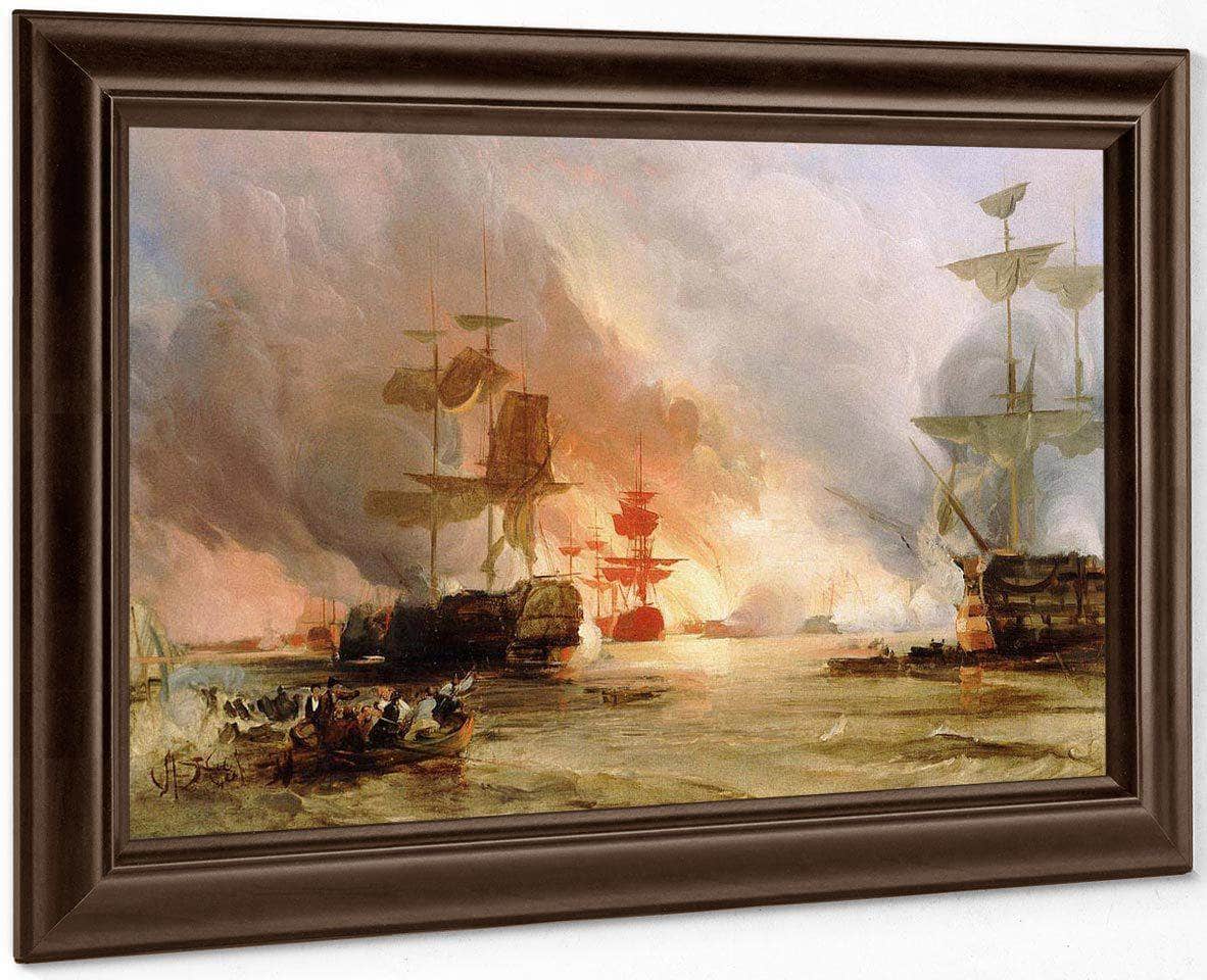 The Bombardment Of Algier By George Chambers Senior - Image 5