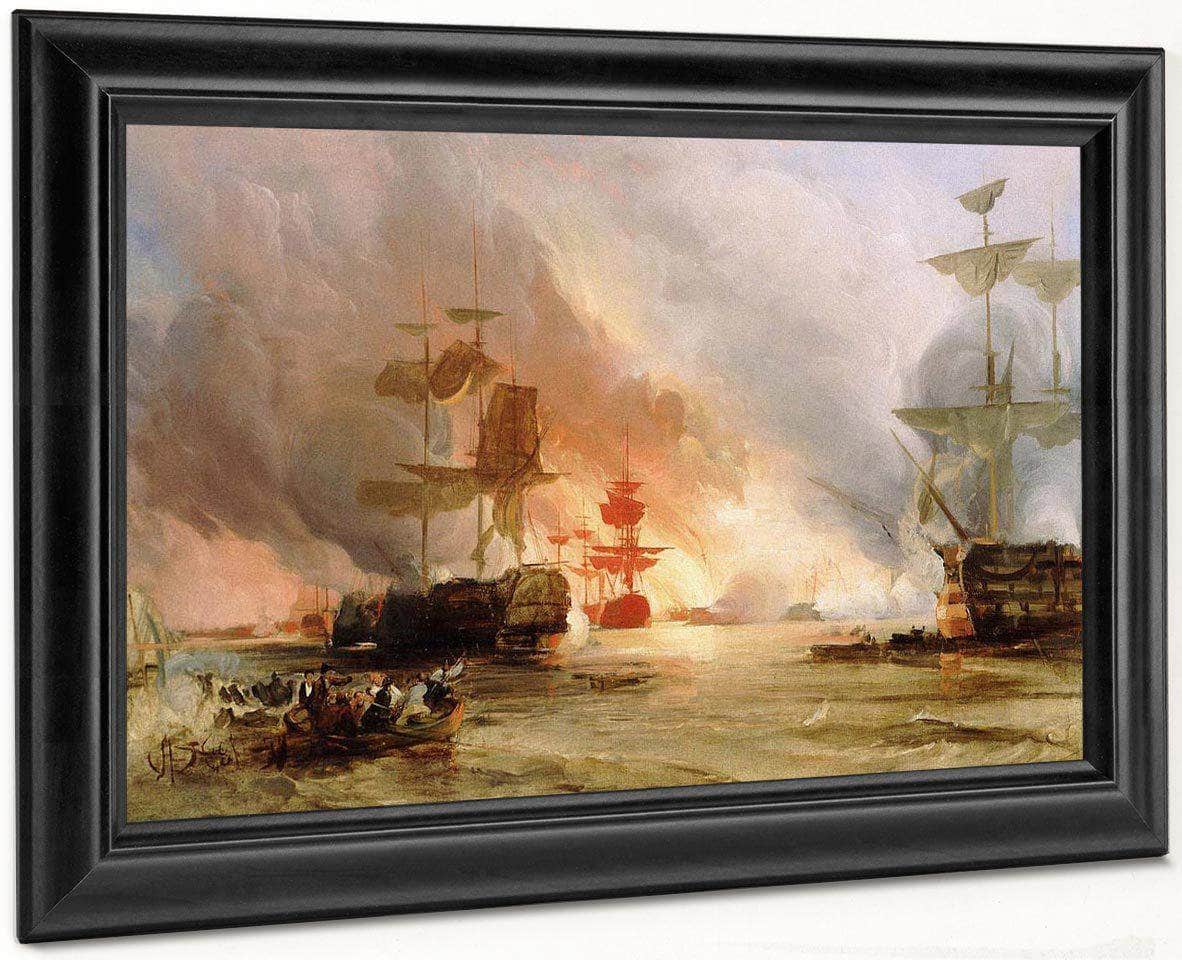 The Bombardment Of Algier By George Chambers Senior - Image 7
