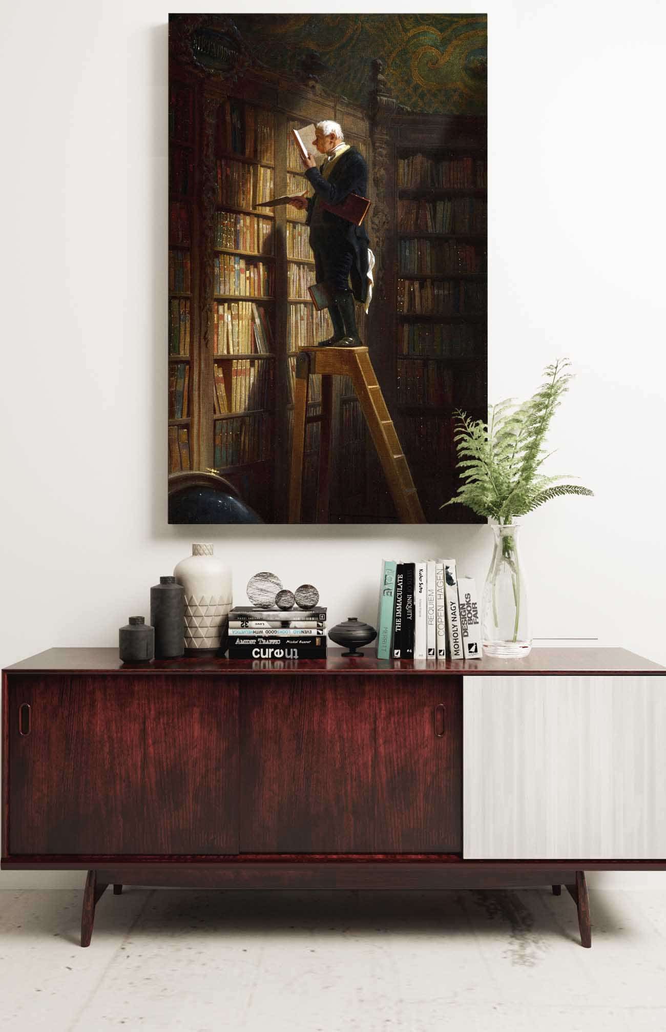 The Bookworm by Carl Spitzweg - Image 2