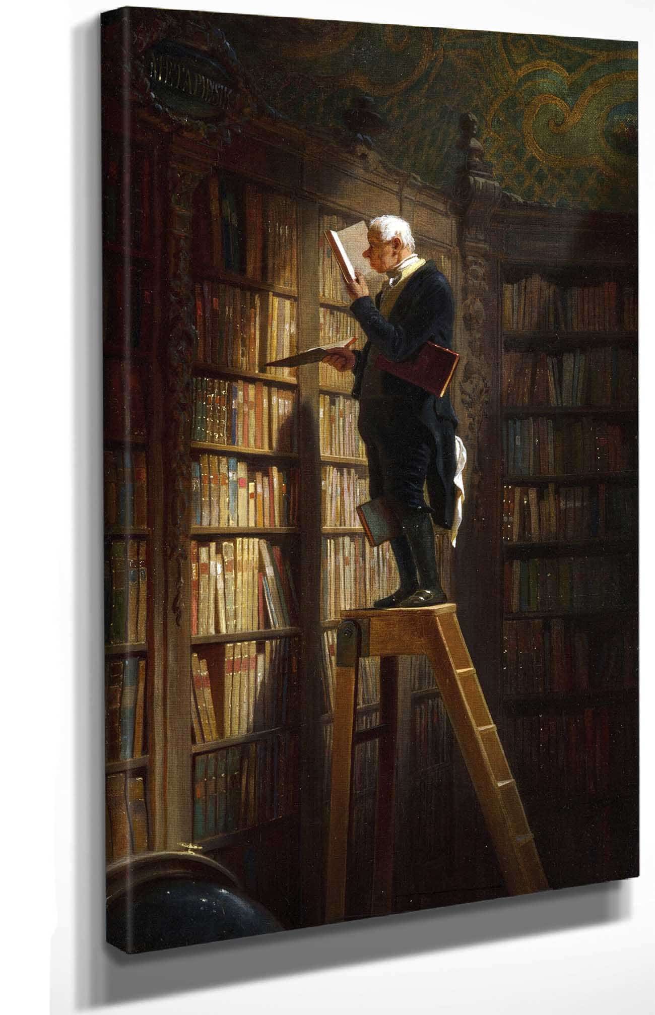 The Bookworm by Carl Spitzweg - Image 4